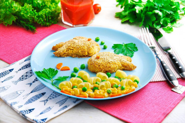 Fish cutlets for children