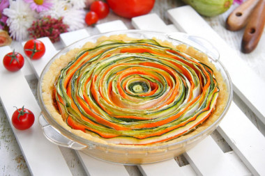 Italian Vegetable Pie Spiral