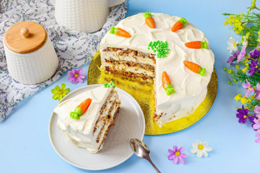 Carrot and cheese cake