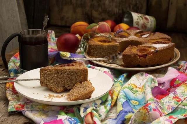 Buckwheat flour pie