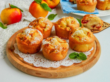 Muffins with apples Muffins Charlotte