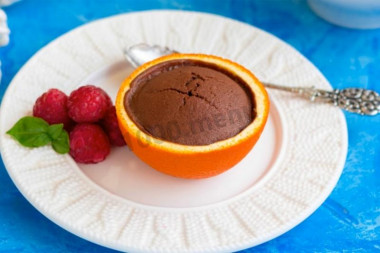 Chocolate flan