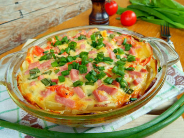 Potato quiche