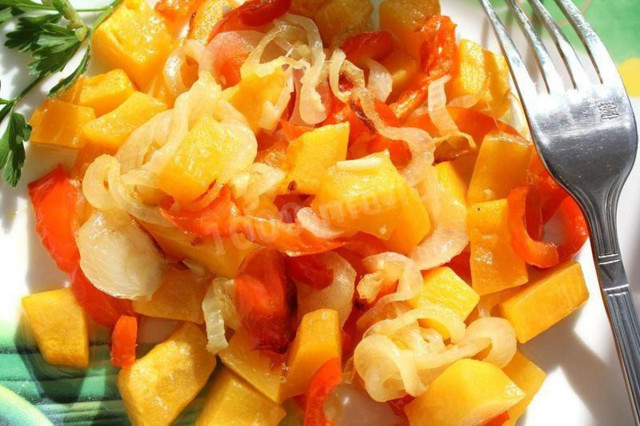 Vegetable stew with pumpkin