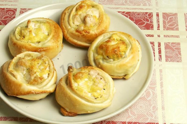 Turkey puff pastry