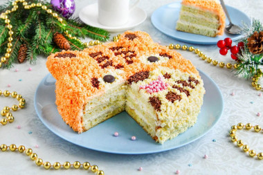 Sponge Tiger Cake