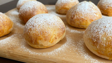 Cottage cheese rolls without yeast