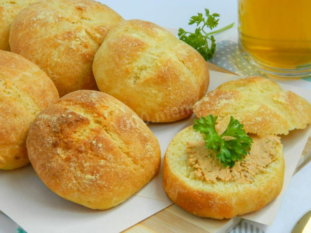 Corn flour buns