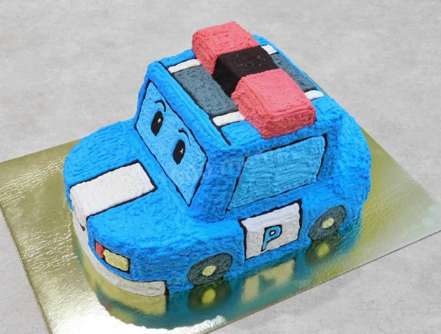 Cake Police Car