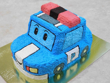 Cake Police Car