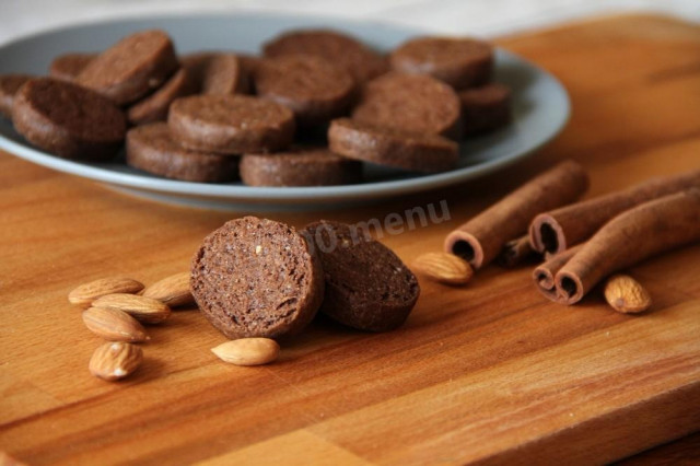 Cinnamon cookies with almonds Masha and Pasha