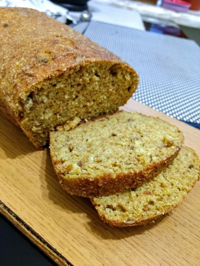 Protein bread with cottage cheese