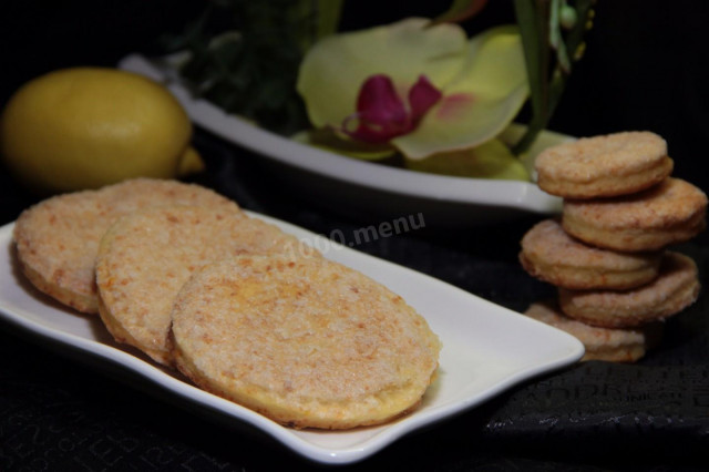 Cottage cheese cookies  Lemon