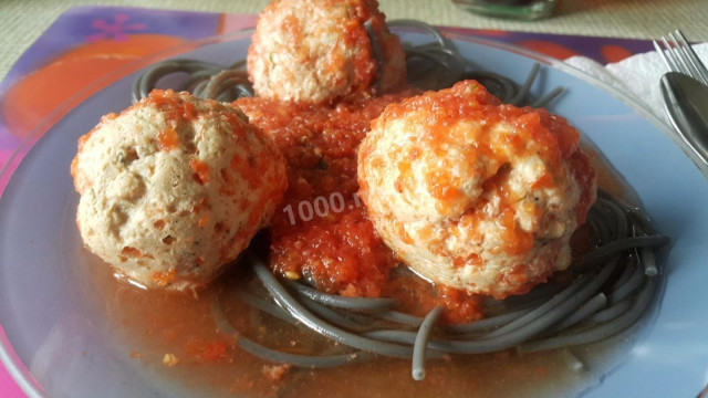 Meatballs with cheese