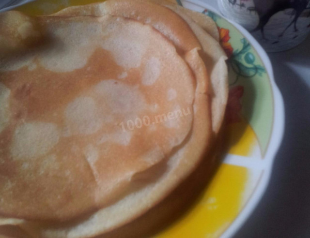Rice flour pancakes with starch
