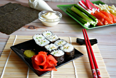 Sushi filling at home