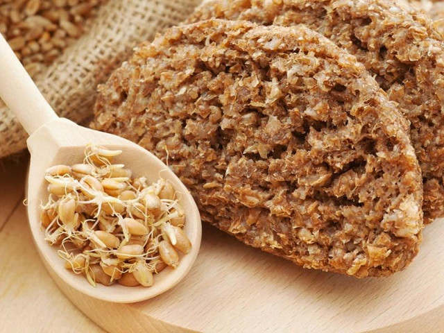 Sprouted wheat bread