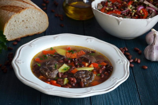 Bean soup with meat