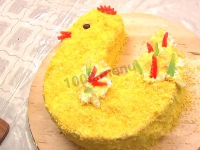 Golden Cockerel Cake
