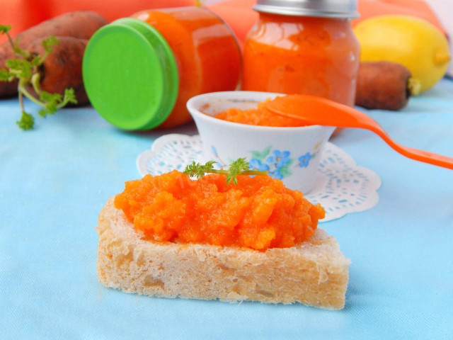 Carrot puree for winter