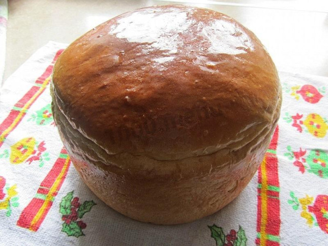 Rustic bread with honey