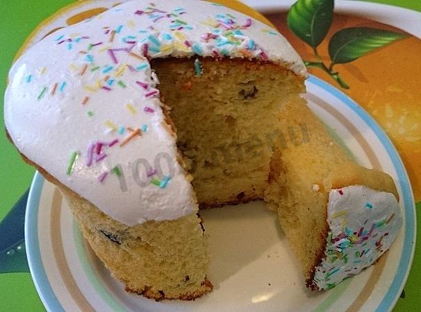 Easter cake with dry yeast from Alexey