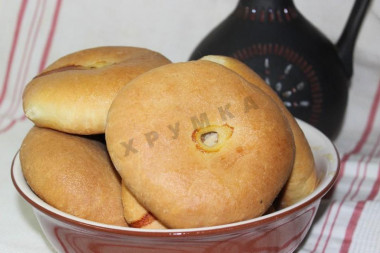 Georgian kubdari tortillas with meat