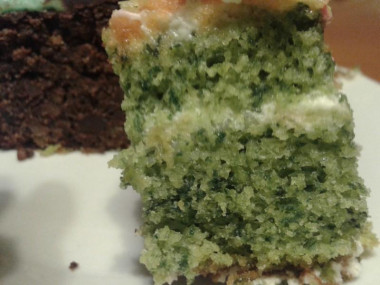 Spinach cake