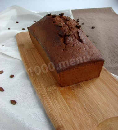 Coffee and chocolate cupcake