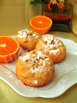 Orange and coconut muffins