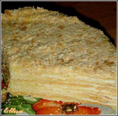 napoleon cake with custard classic