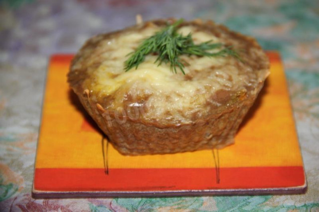 Liver muffins with filling