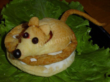 Puffs &quot;Mouse on cheese&quot;