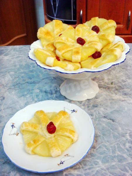 Fruit cake Pineapple Flowers