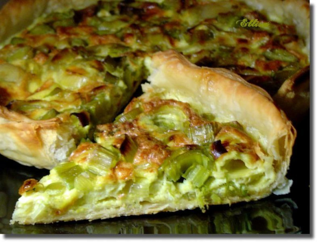 Leek pie