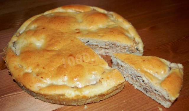 Aspic fish pie with canned fish