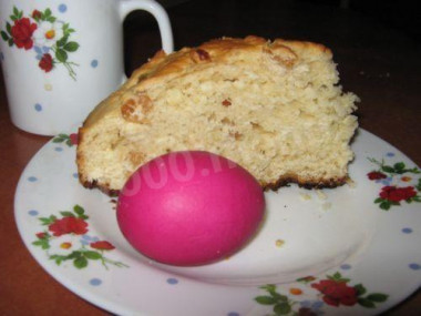 Easter sour cream cake