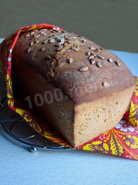 Yeast-free wheat-rye flour bread