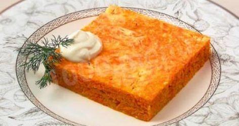 Carrot casserole.