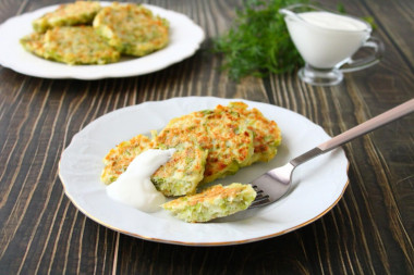 Cabbage cutlets from white cabbage without flour