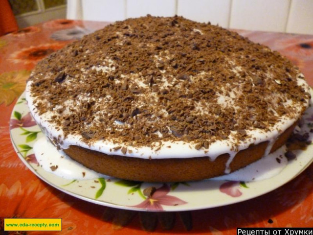 Chocolate mannik cake