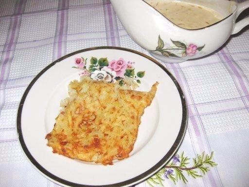 Lithuanian potato casserole