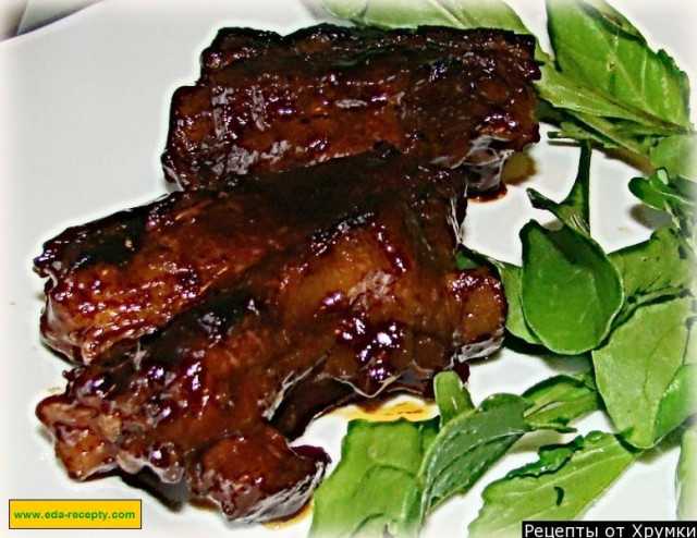 Pork ribs in the style of pupu