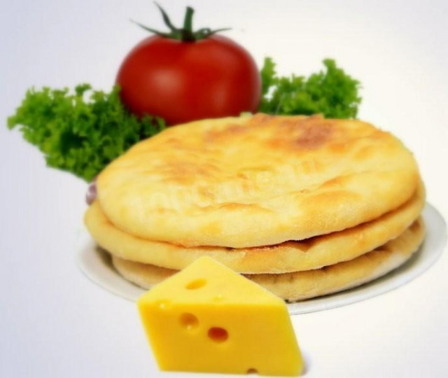 Ossetian pie on margarine, yeast unsweetened