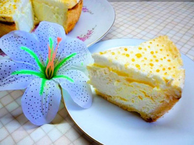 Angel Tears cake with semolina