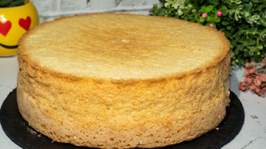 Cake sponge cake without baking powder and soda