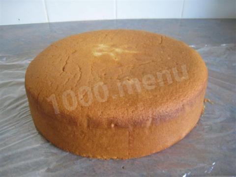 Sponge cake without baking soda with baking powder