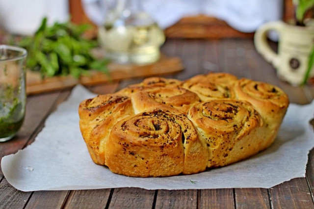 French sinabones with yeast and milk