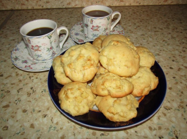 Apple cookies on sour cream