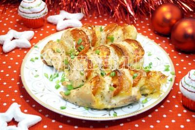 Baked chicken fillet Festive